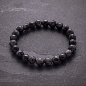 8mm Labradorite Bead Stretch Bracelet
